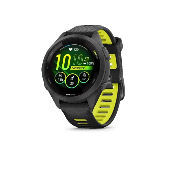 Reloj Garmin Forerunner 265 S Music Negro/Amarillo 42mm