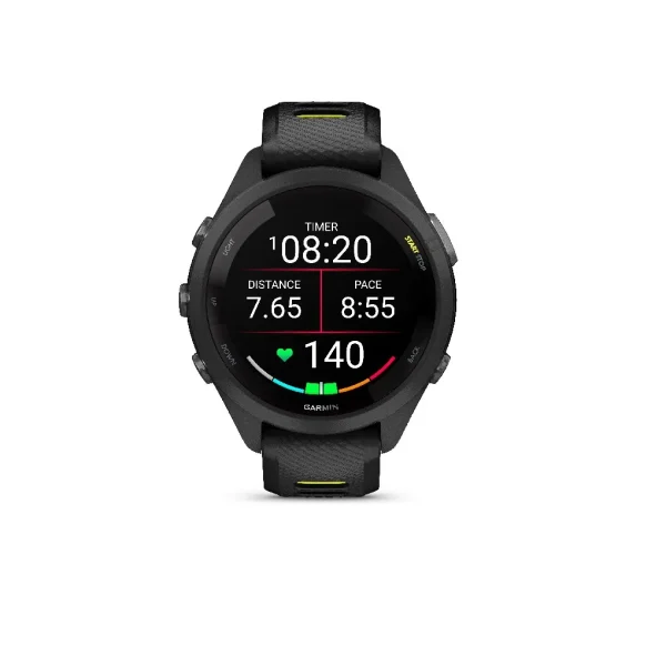 Reloj Garmin Forerunner 265 S Music Negro/Amarillo 42mm