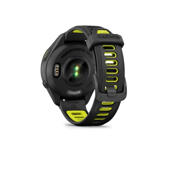 Reloj Garmin Forerunner 265 S Music Negro/Amarillo 42mm