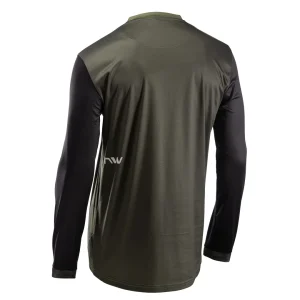 Maillot Northwave manga larga SHARP Verde Forest-Negro