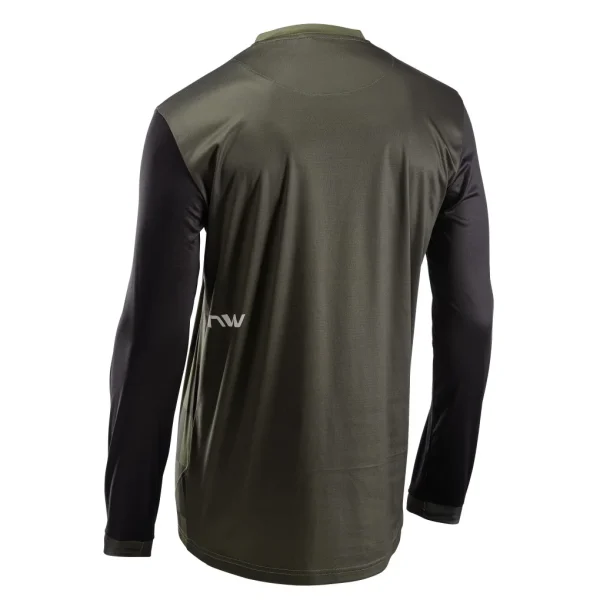 Maillot Northwave manga larga SHARP Verde Forest-Negro