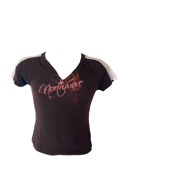 Maillot m/c IVY Marrón/Blanco