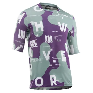 Maillot Northwave manga corta BOMB TYPE Sage-Morado Oscuro