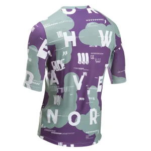 Maillot Northwave manga corta BOMB TYPE Sage-Morado Oscuro