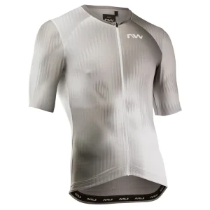 Maillot Northwave m/c BLADE Blanco-Marrón