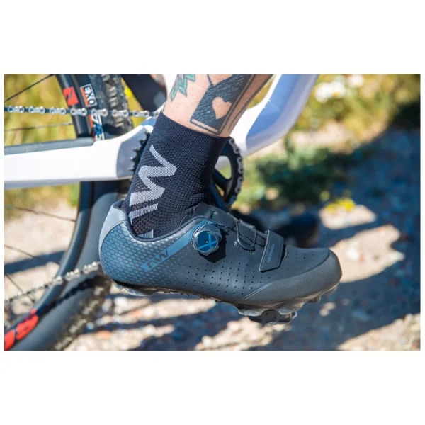 Calcetín Northwave EXTREME AIR MID Negro-Gris