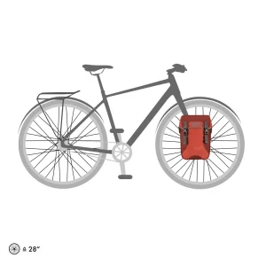 Alforjas Ortlieb SportPacker Plus QL2.1 par (2x)15L Dark Chilli