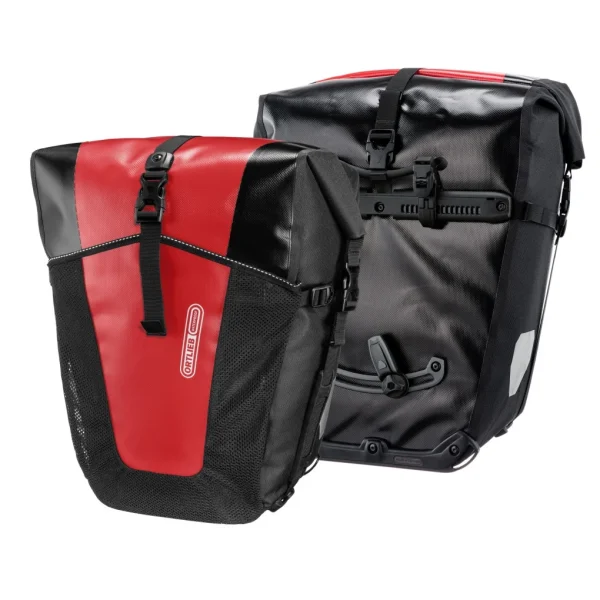 Alforjas Ortlieb BackRoller XL QL2.2 par 78L Rojo-Negro