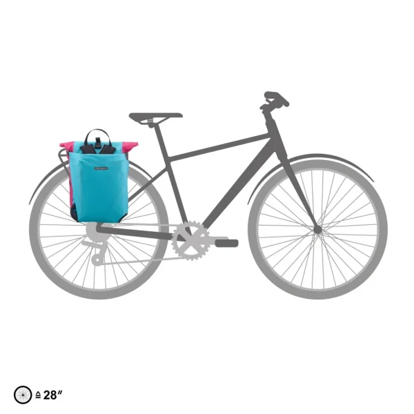 Mochila Ortlieb VARIO CYBER QL2.1 26L Cyber Azul-Rosa