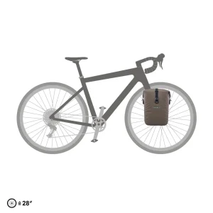 Alforjas Ortlieb Gravel Pack QL2.2 PAR 29L Marrón