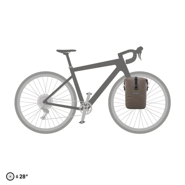 Alforjas Ortlieb Gravel Pack QL2.2 PAR 29L Marrón