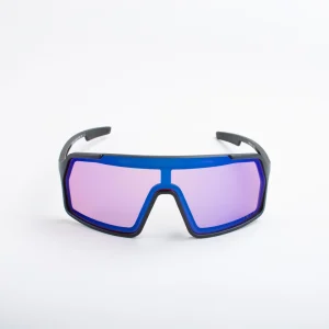 Gafas Deportivas Out Of Bot 3 Hybrid Negro Lente IRID Azul