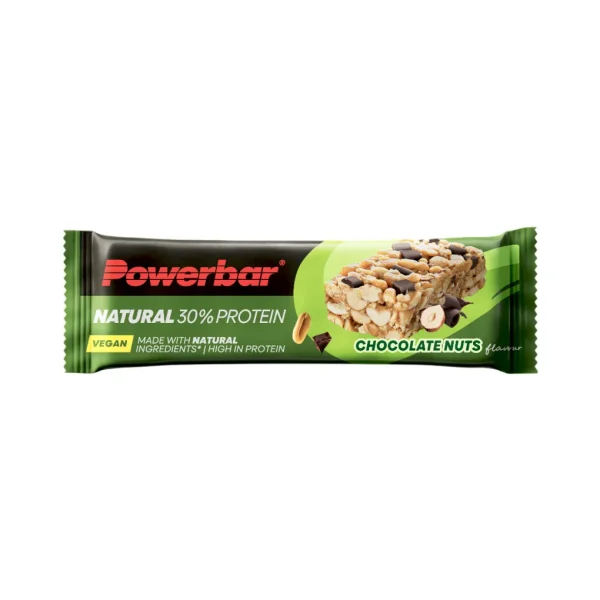 Barrita PowerBar Natural Protein 30% Chocolate Nuts 18 unidades