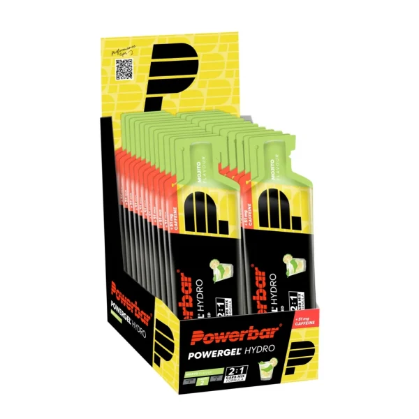 PowerBar PowerGel Hydro Mojito Cafeína 24 unidades