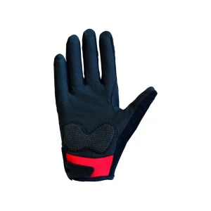 Guantes Roeckl Molteno Largo Negro-Rojo