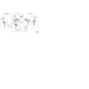Unidad de tapa IZQUIERDA Shimano ST-6800