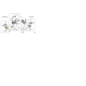 SOPORTE MANETA SHIMANO IZDA ST-6700