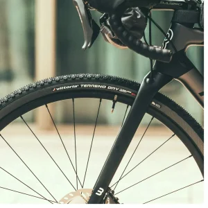Cubierta Gravel Vittoria Terreno Dry 700x45c TLR Antracita-Negro G2.0
