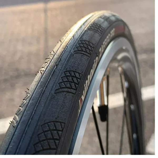 Cubierta Carretera Vittoria Zaffiro Pro V 700x25c Plegable Tan-Negro G2.0