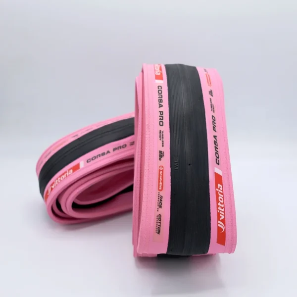 Cubierta Carretera Vittoria CORSA PRO LTD 700x28c Plegable TLR Rosa G2.0