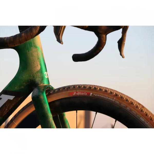 Cubierta Gravel vittoria TERRENO PRO T30 Fine Loose 700X40 TLR Hookless Natural-Brown