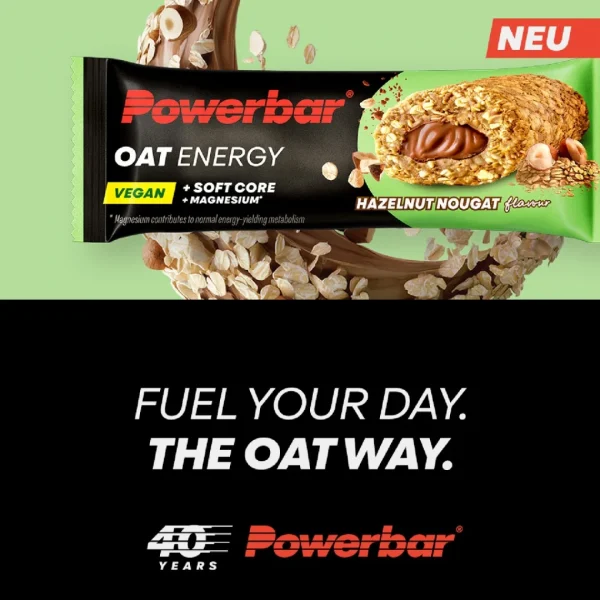 Barrita PowerBar OAT Energy Avena con Relleno de avellanas 15u*50gr