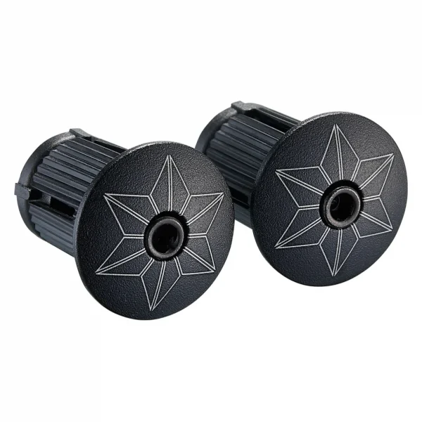SUPACAZ CINTA MANILLAR SUEDE NEGRO + TAPÓN NEGRO